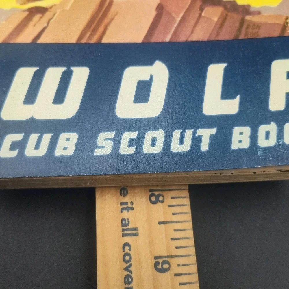 1954 Wolf Cub‎ Scout Handbook Book Paperback VTG Educational B10.1GA3405